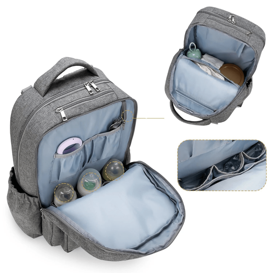 UrbanParent™ – Luierrugzak met XL Opening & Thermovakken