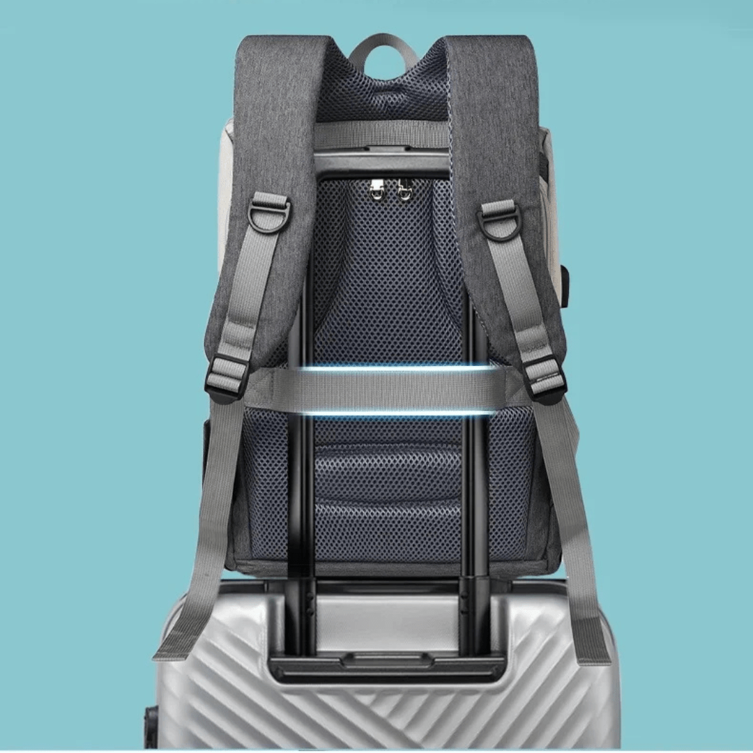 BabyGo™ – Stijlvolle 30L Luierrugzak – Comfort & Organisatie Onderweg