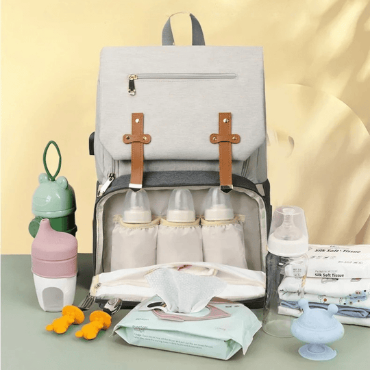 BabyGo™ – Stijlvolle 30L Luierrugzak – Comfort & Organisatie Onderweg