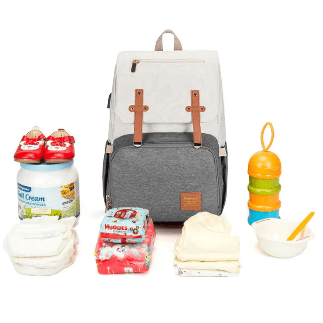 BabyGo™ – Stijlvolle 30L Luierrugzak – Comfort & Organisatie Onderweg