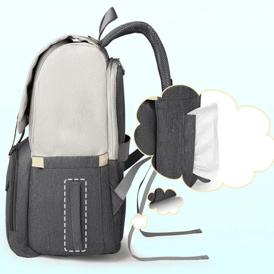 BabyGo™ – Stijlvolle 30L Luierrugzak – Comfort & Organisatie Onderweg