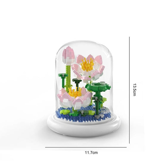 BloomEtern™ – Eternal Flower Bouwset met Transparante Display Cover