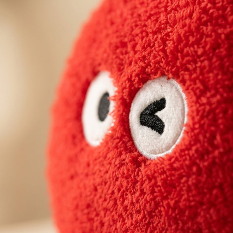 CherryCuddle – Rode Kers Knuffel van Zacht Pluche