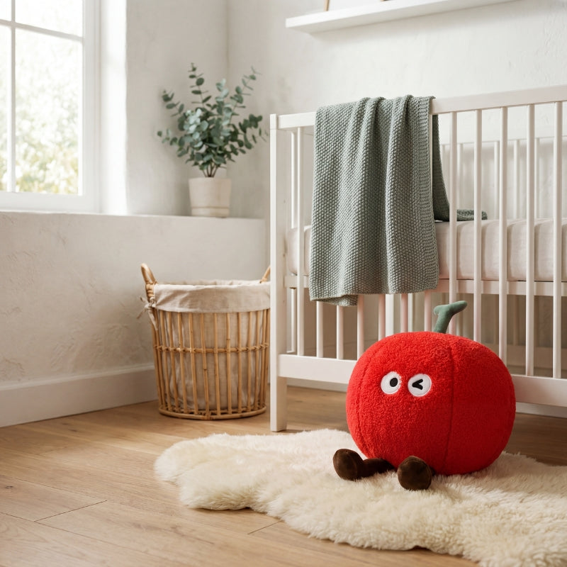 CherryCuddle – Rode Kers Knuffel van Zacht Pluche