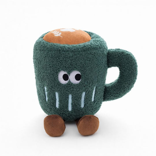 LatteBuddy – Koffiebeker Knuffel van Zacht Pluche