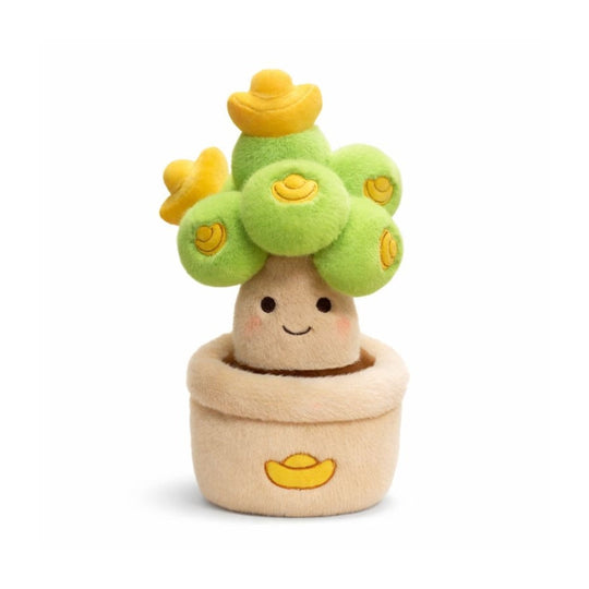 PlantBuddy – Cartoon Vetplant Knuffel in Pot van Zacht Pluche