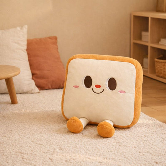 ToastyHug – Brood Knuffel Kussen van Zacht Pluche