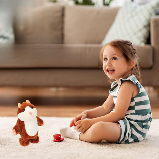 TalkieTails™ – Gående, talende, plyslegetøj – Interaktivt tøjdyr 