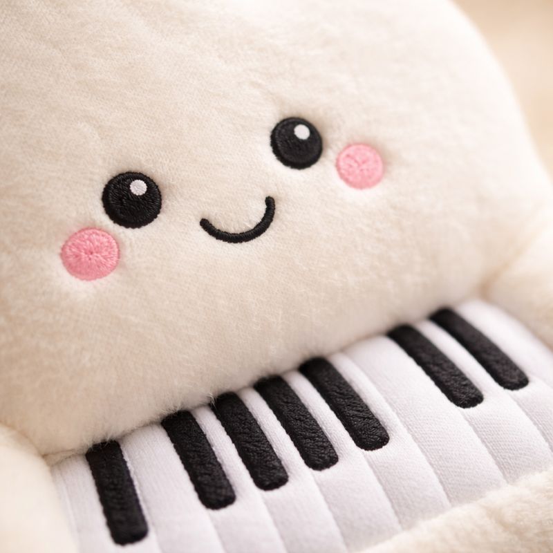 PianoCloud – Piano Knuffel van Zacht Pluche