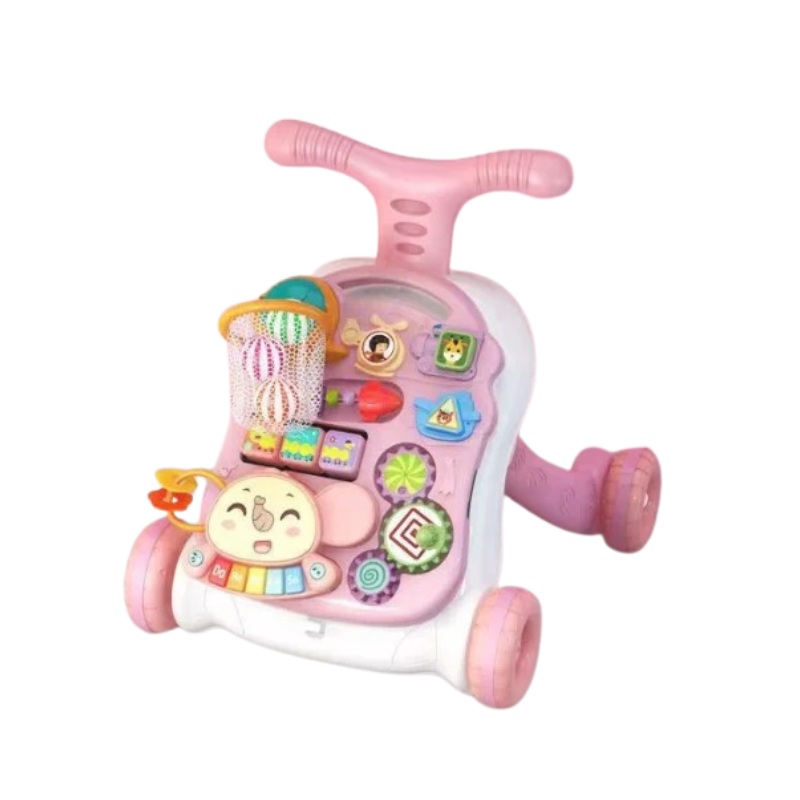 KidStride™ – Veilig & Interactief – 3-in-1 Baby Walker