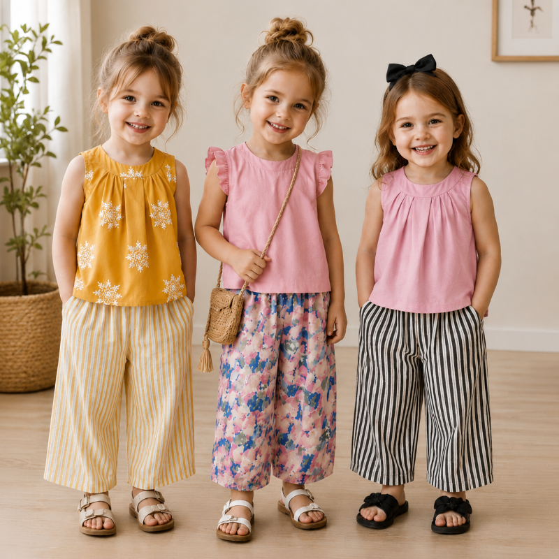 ZomerZoet mouwloze kinder zomerset - Milo & Moon