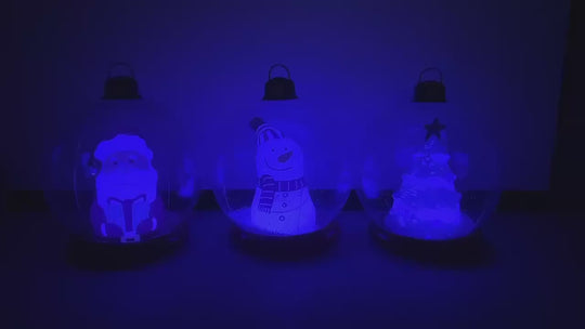 LumiGlobe™ – 60 cm Verlichte Opblaasbare Kerstbal met LED-licht voor Binnen & Terrasdecoratie