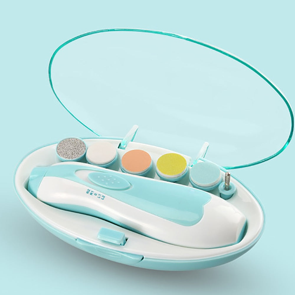 SafeCare™ Baby Nagelvijlset – Elektrisch, Veilig en Geruisloos Vijlen voor Baby’s