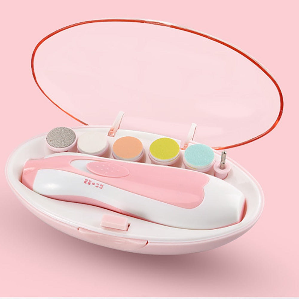 SafeCare™ Baby Nagelvijlset – Elektrisch, Veilig en Geruisloos Vijlen voor Baby’s
