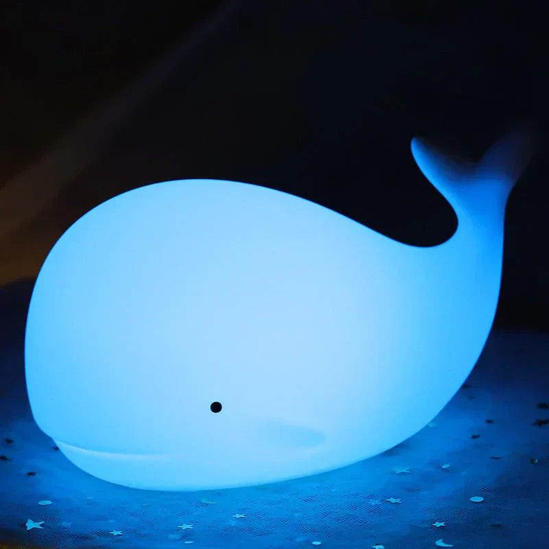 CozyWhale™ – Schattige Walvis Nachtlamp – Rustgevende LED Slaaplamp