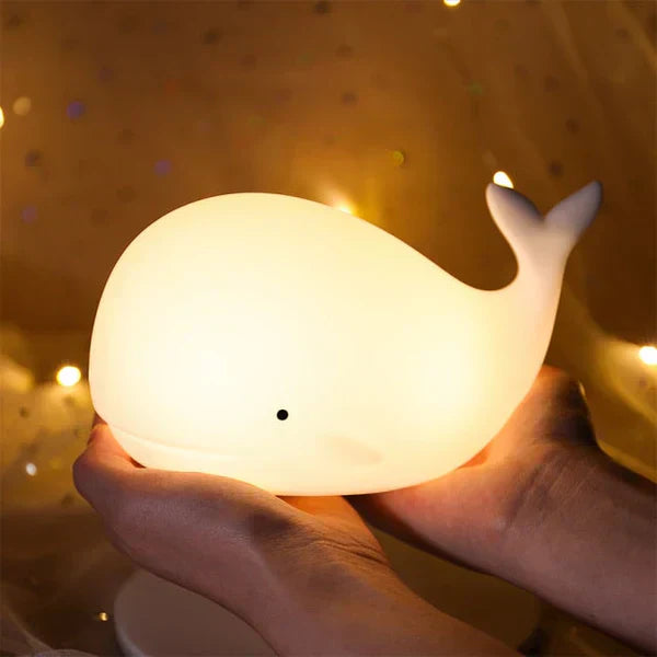 CozyWhale™ – Schattige Walvis Nachtlamp – Rustgevende LED Slaaplamp