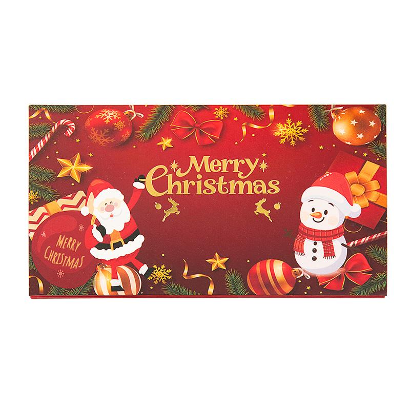 HolidayGift™ – Luxe Kerst-envelop met Satijnen Strik