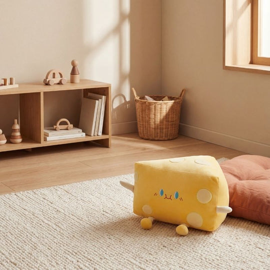 CheesyHug – Kaas Knuffel Kussen van Zacht Pluche