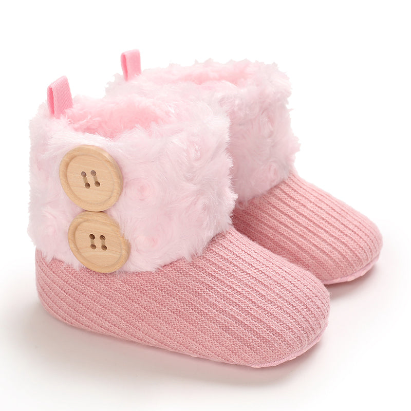 SnuggyPaws™ – Warme Baby Winterschoenen met Antislip Zool