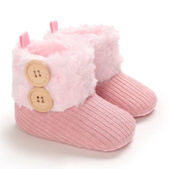 SnuggyPaws™ – Warme Baby Winterschoenen met Antislip Zool