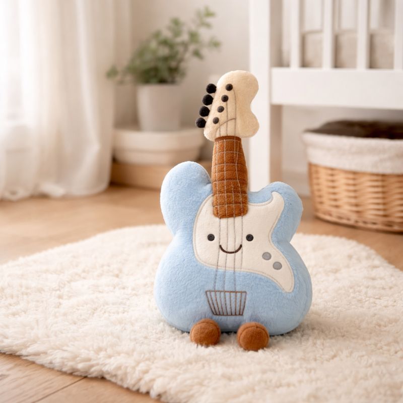 GuitarBuddy – Elektrische Gitaar Knuffel van Zacht Pluche