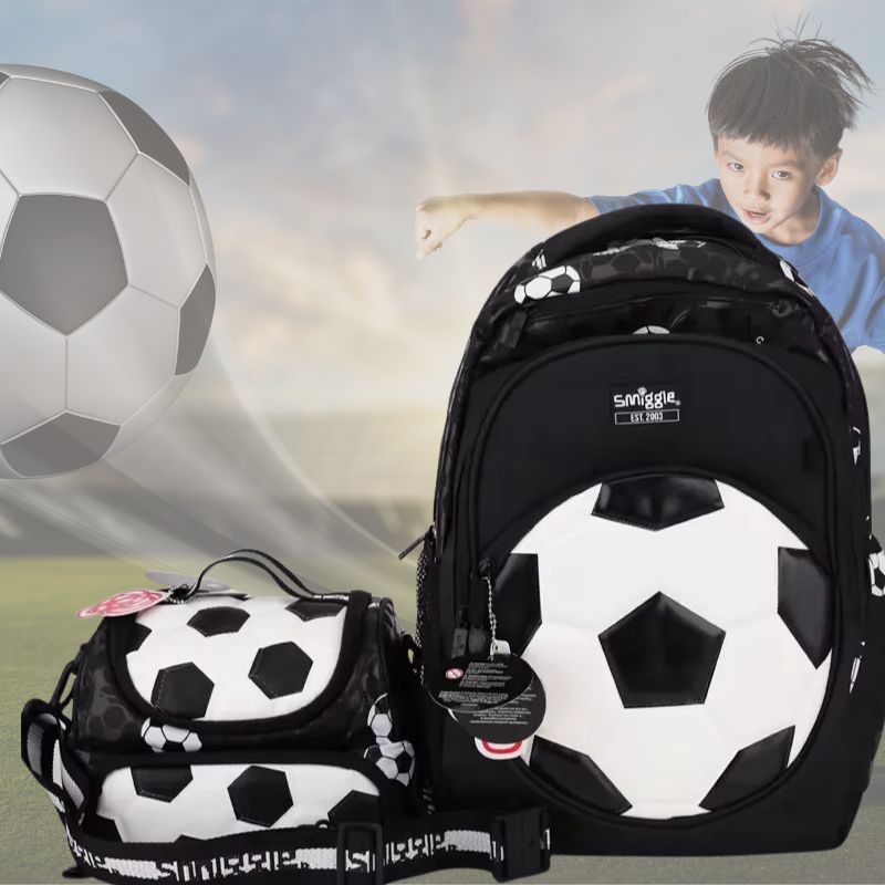 KickBag™ – Gouden Voetbal Rugzak voor Kinderen – Sportieve Schooltas