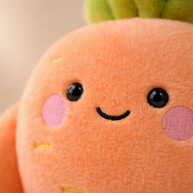 VeggieHug – Wortel & Radijs Knuffel van Zacht Pluche