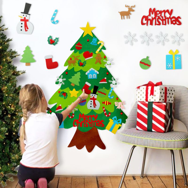 FestiveFeltTree™ – Montessori Vilt Kerstboom Speelgoed Kinderen
