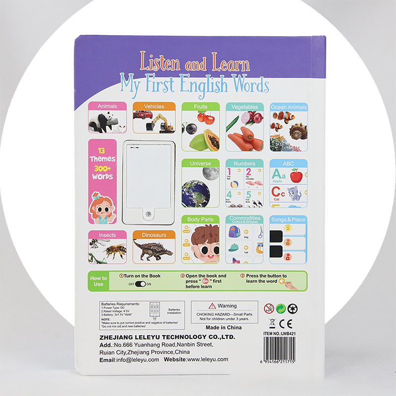 SoundLearn™ – Interactief Geluidsboek voor Kinderen om Engels te Ontdekken