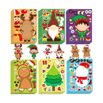 Christmas Stickerset™ – Speelse Winterwonderen – Stickervel Kerst