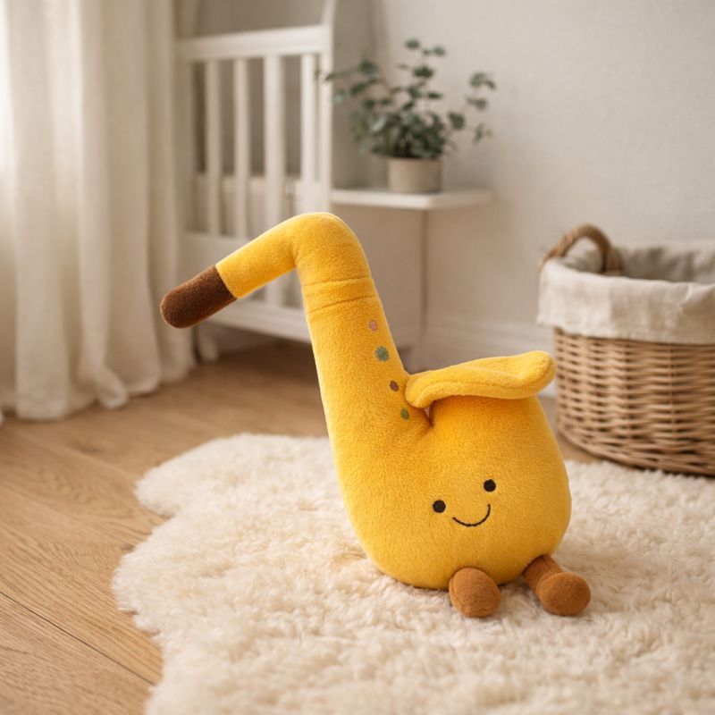 SaxoBuddy – Saxofoon Knuffel van Zacht Pluche