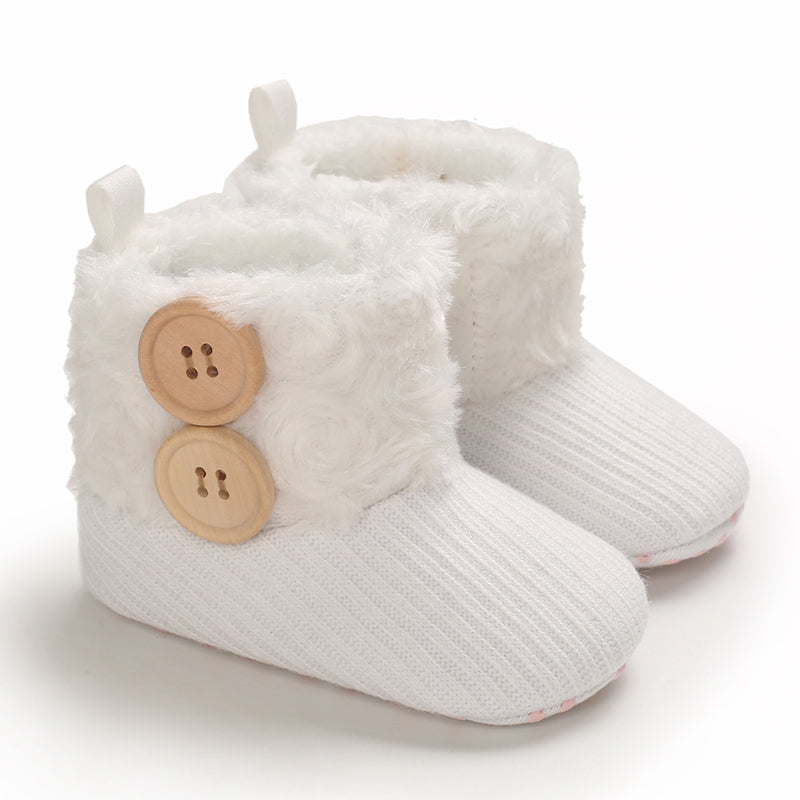SnuggyPaws™ – Warme Baby Winterschoenen met Antislip Zool