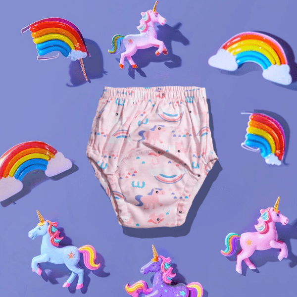 PottyPals™ – kind confident Herbruikbare Trainingsbroekjes voor Peuters, Zacht & Lekvrij