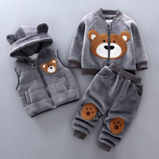 BearTracks – 3-Delige Baby Tracksuit Set