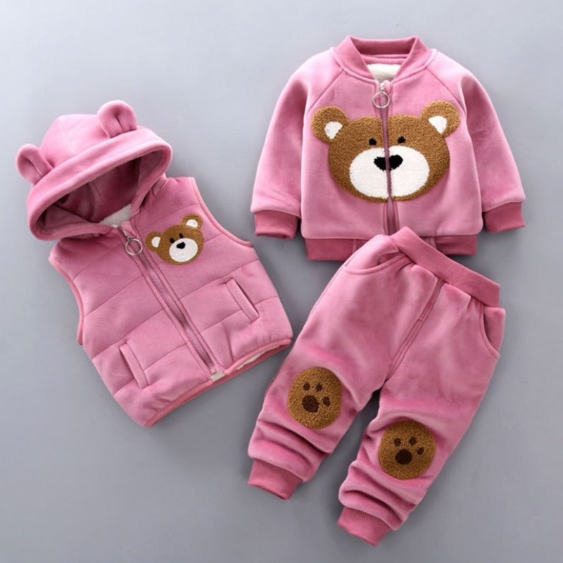 BearTracks – 3-Delige Baby Tracksuit Set