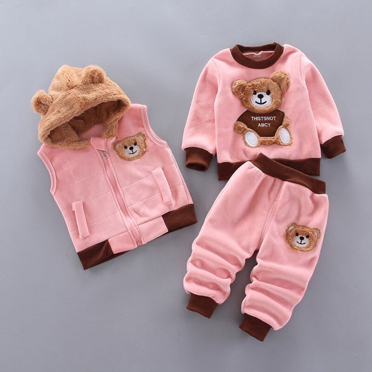 BearTracks – 3-Delige Baby Tracksuit Set