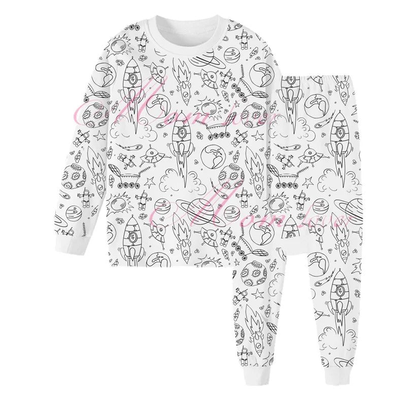 DreamDoodle™ | Inkleurbare Kinder Pyjama