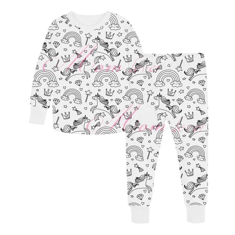DreamDoodle™ | Inkleurbare Kinder Pyjama