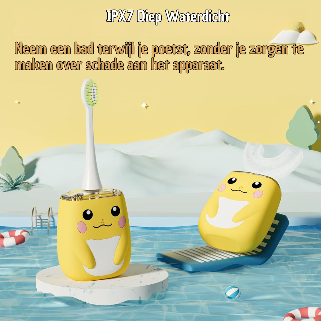MiloBrush™ - 360° U-Vorm Kinder Elektrische Tandenborstel Pikachu Set