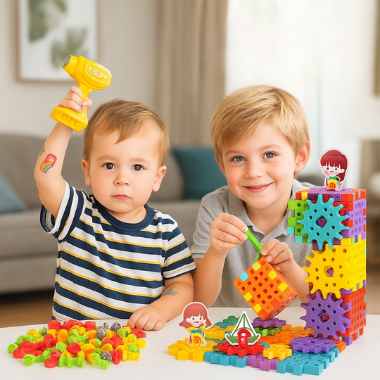 GearGenius – Montessori 3D Tandwiel Puzzelset